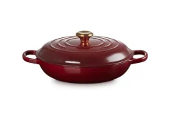 Le Creuset Töpfe Guss Und Silagan>Gourmet-Profitopf Signature 30 cm Garnet