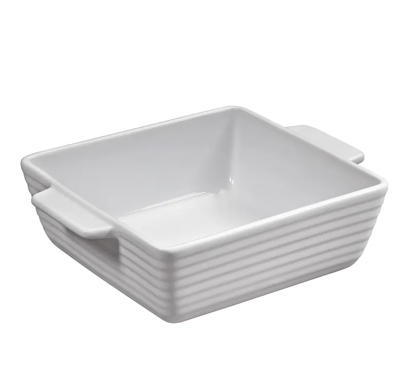 Küchenprofi Auflauf>Gratinform quadratisch 15 cm Burgund