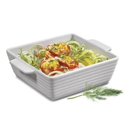 Küchenprofi Auflauf>Gratinform quadratisch 15 cm Burgund