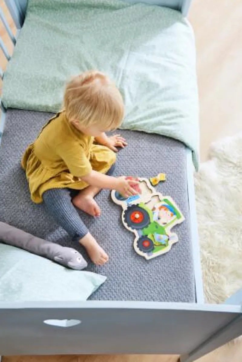 Haba Kleinkindpuzzle|Spielen>Greifpuzzle Lustige Traktorfahrt
