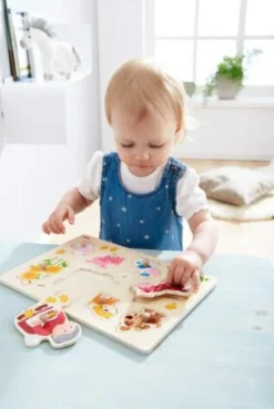 Haba Kleinkindpuzzle|Spielen>Greifpuzzle Oma Lenis Tiere