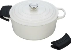 Le Creuset Küchentextilien>Griffschutz Silikon 2er-Set Schwarz