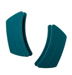 Le Creuset Küchentextilien>Griffschutz Silikon 2er-Set Deep Teal
