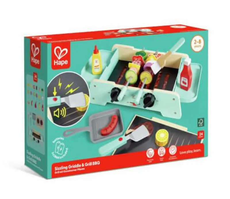 Toynamics Kaufladen Und Spielküche>Grill mit gusseiserner Pfanne