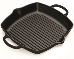 Le Creuset Pfannen Guß Und Schmiedeeisen>Grillpfanne quadratisch 30cm Schwarz