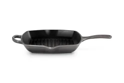 Le Creuset Pfannen Guß Und Schmiedeeisen>Grillpfanne Signature quadratisch 26 cm Flint