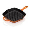 Le Creuset Pfannen Guß Und Schmiedeeisen>Grillpfanne Signature quadratisch 26 cm Ofenrot
