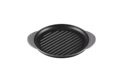 Le Creuset Pfannen Guß Und Schmiedeeisen>Grillplatte rund 25 cm Flint