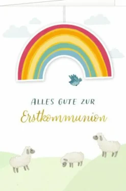 COPPENRATH SPG Karten>Grußkarte - Alles Gute zur Erstkommunion (m.Regenb