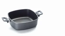 Woll Pfannen Aluguß Und Versiegelte>Guss-Kasserole, viereckig Nowo Titanium 28x28x10cm