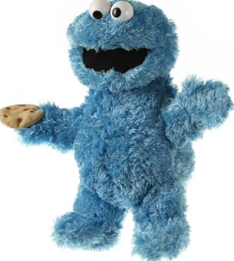 Living Puppets Kasper Und Co>Handpuppe Krümelmonster 33-37 cm