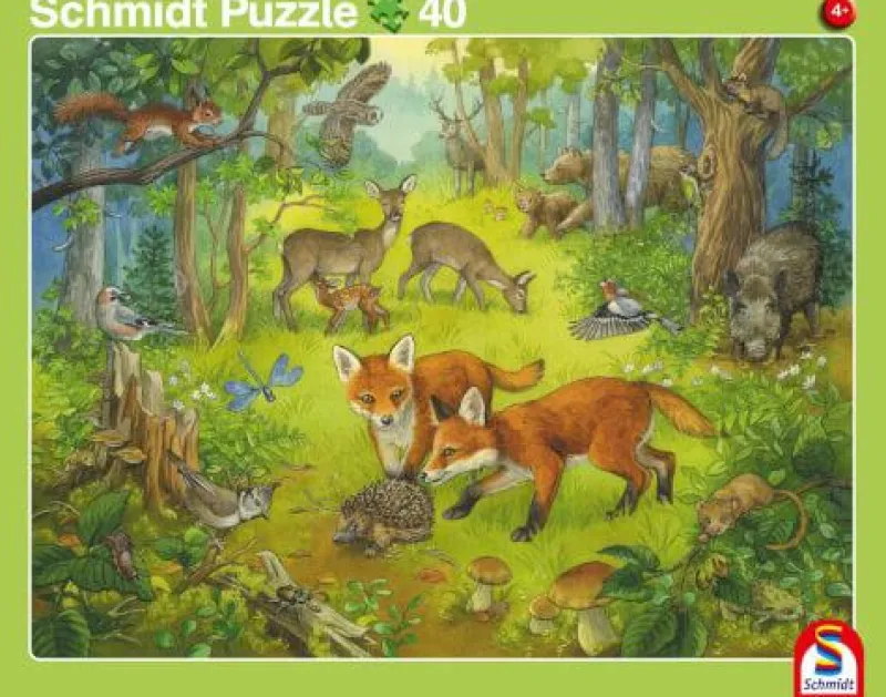 Schmidt Spiele Kleinkindpuzzle|Spielen>Haustiere/Heimische Tiere - Rahmenpuzzle 24/40 Tei