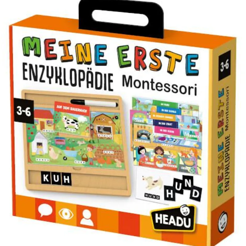 Heinrich Bauer GmbH & Co KG Familien- Und Gesellschaftsspiele>HEADU Montessori Meine erste Enzyklopädie 3,6 Jahr