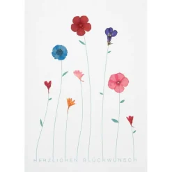 Räder Wand- Und Fensterdekoration>Herzblütenkarte „Herzlichen Glückwunsch"