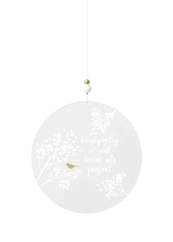 Räder Wand- Und Fensterdekoration>Hänger Glaspoesie „Einzigartig Ist Viel Besser..."