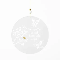 Räder Wand- Und Fensterdekoration>Hänger Glaspoesie „Einzigartig Ist Viel Besser..."