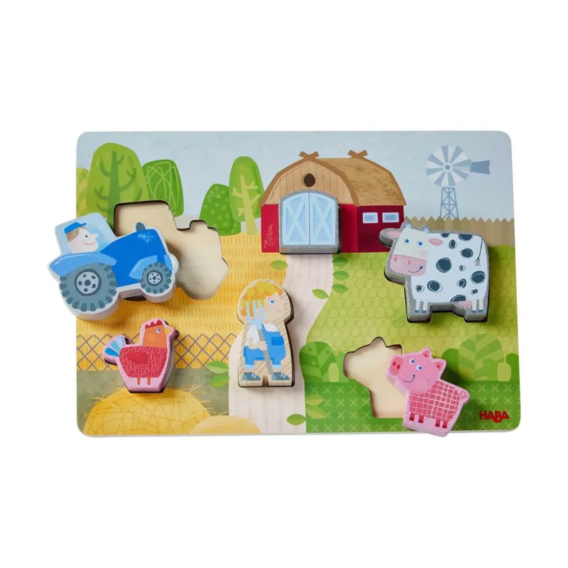 Haba Kleinkindpuzzle|Spielen>Holpuzzle Bauernhof
