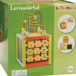 SpielMaus Spielen>Holz - Lernwürfel inkl. Motorikspiel