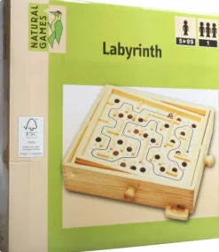 Natural Games Familien- Und Gesellschaftsspiele>Holz Labyrinth 30x25,5cm