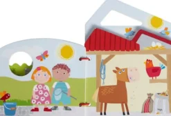 Haba Spielen>Holz-Babybuch Traktor