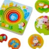 Haba Kleinkindpuzzle|Spielen>Holzpuzzle Kunterbunte Tierkinder