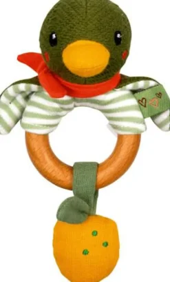 COPPENRATH SPG Spielen>Holz-Ringrassel Ente - Little Wonder