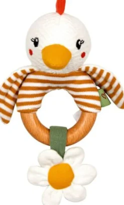 COPPENRATH SPG Spielen>Holz-Ringrassel Huhn - Little Wonder
