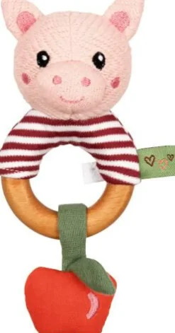 COPPENRATH SPG Spielen>Holz-Ringrassel Schwein - Little Wonder