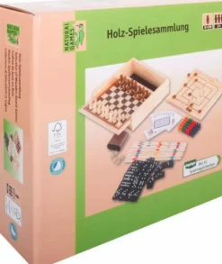 Natural Games Familien- Und Gesellschaftsspiele>Holz-Spielesammlung 50 in 1