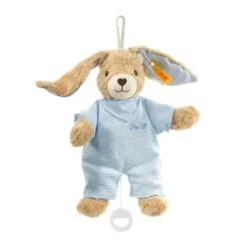 Steiff Spieluhren Und Mobile>Hoppel Hase Spieluhr 20cm blau