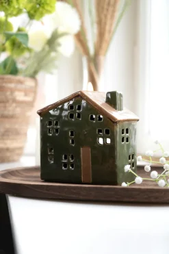 Det Gamle Apotek Kerzen, Leuchter Und Zubehör>House Ceramic Green 13cm