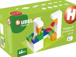 Hubelino Klemm- Und Magnetbaukästen>Kugelbahn Katapult Erweiterung (41-teilig