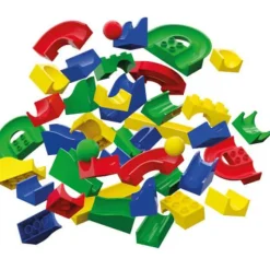 Hubelino Klemm- Und Magnetbaukästen>55-teiliges Bahnelemente Set