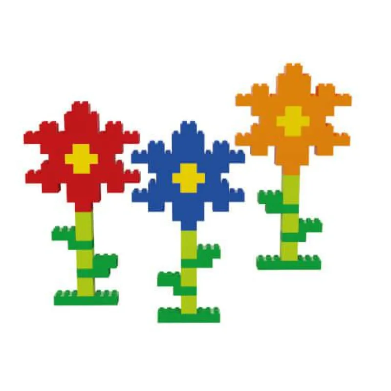 Hubelino Klemm- Und Magnetbaukästen>120-teiliges Bausteine Set (bunt)