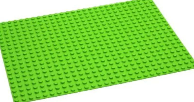 Hubelino Klemm- Und Magnetbaukästen>-560er Grundplatte GRÜN