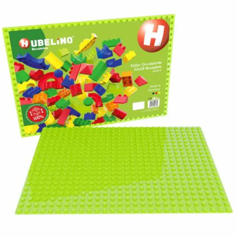Hubelino Klemm- Und Magnetbaukästen>-560er Grundplatte GRÜN