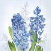 IHR Servietten Und Serviettenringe|Servietten>HYACINTH Blue Lunch-Servietten L1033540