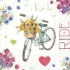 IHR Servietten Und Serviettenringe|Servietten>I Love my Bike Lunch-Servietten L 911600
