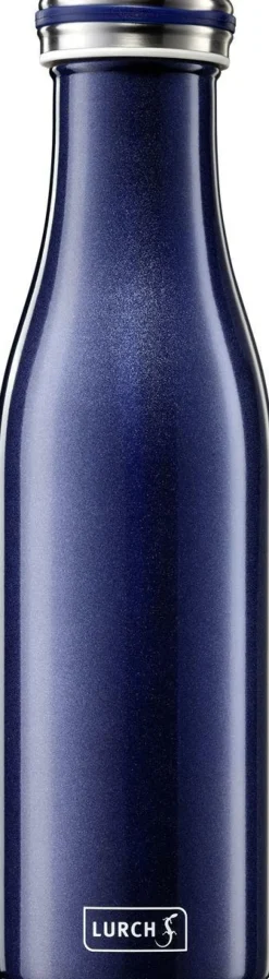 Lurch Isolierkannen Und Zubehör>Isolier-Flasche Edelstahl 0,5l Blau-metallic