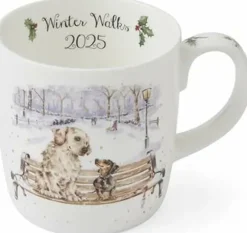 Portmeirion Weihnachten>Jahresbecher ´25 Winterwalks im Geschenkkarton 400
