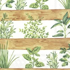 IHR Servietten Und Serviettenringe|Servietten>JARDIN D'HERBES Lunch-Servietten L 870400