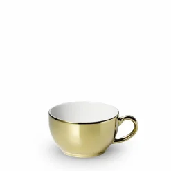 Dibbern Farbe>Kaffee Obertasse 0,25 l Gold Solid Color