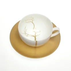 Dibbern Weiß>Kaffee Obertasse 0,25 l Golden Forest Fine Bone Ch