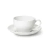 Dibbern Weiß>Kaffee Untertasse 14,5 cm Weiß Solid Color
