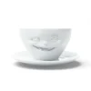 58 fiftyeight Weiß>Kaffeetasse Zwinkernd, weiß, 200ml