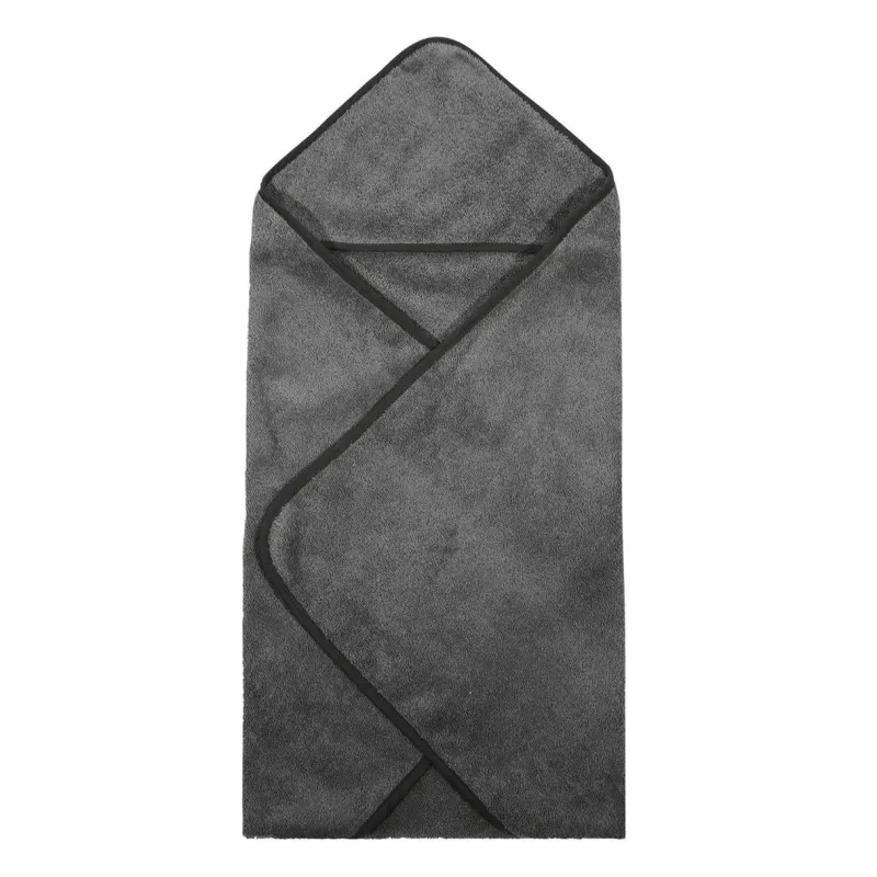 PAD Badtextilien>Kapuzenhandtuch "Cuddle" grau 80x80cm