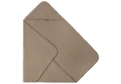 Jollein Badtextilien>Kapuzenhandtuch Embroidery 75x75cm - Biscuit