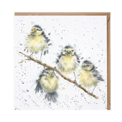 Wrendale Desings Ltd Karten>Karte Kohlmeisen "Abhängen mit Freunden"