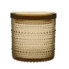 Iittala Figuren>Kastehelmi Dose mit Deckel 116x114 desert/wüste