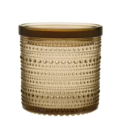 Iittala Figuren>Kastehelmi Dose mit Deckel 116x114 desert/wüste
